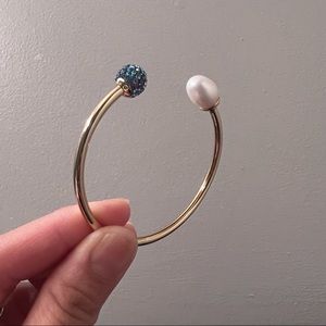 Kate Spade Pearl Power Flex Cuff Bracelet